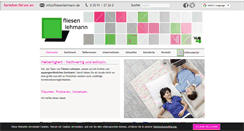 Desktop Screenshot of fliesenlehmann.de